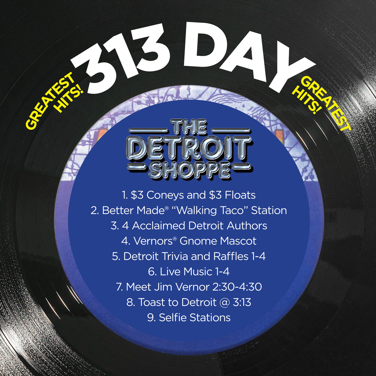 Featured image for “Celebrate 313 Day – A Tribute to Detroit’s Greatest Hits”